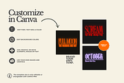 Halloween Canva Template Set 3, a Templates & Theme by BYOTstudios (Thumbnail 10 of 12)