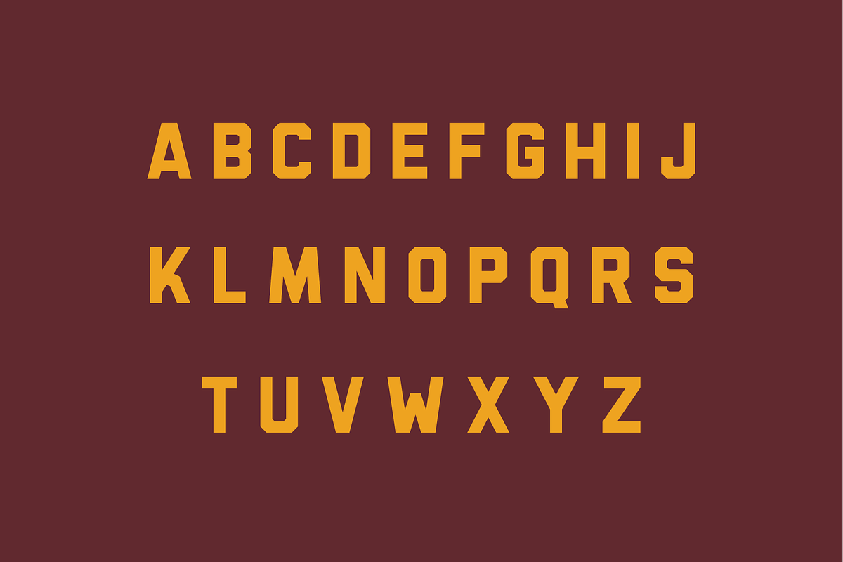 Ultimate Sports Font Bundle, a Slab Serif Font by Studio One Four (Photo 15 of 25)