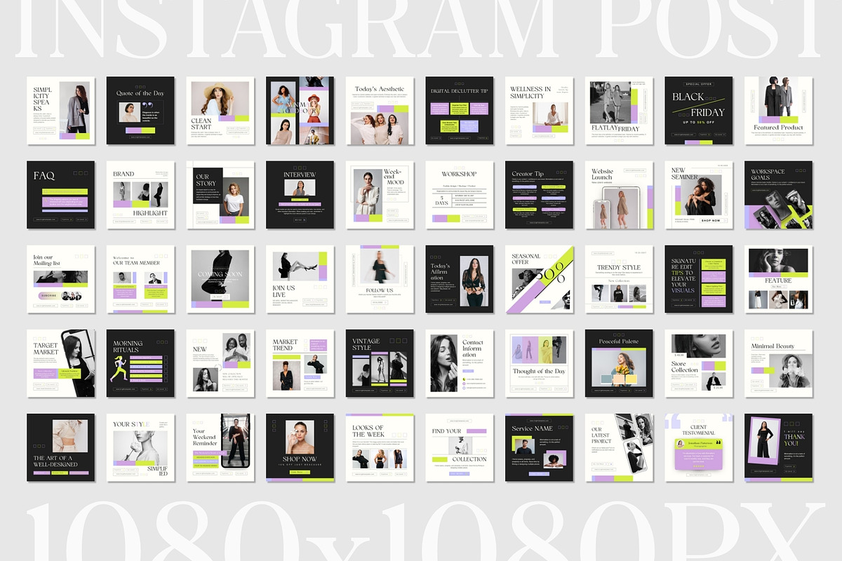150 Animated Canva Instagram Pack, a Social Media Template by TheBrightGrap (Photo 11 of 11)