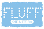 Fluff Line | Display Font, a Symbol Font by LivelyAutumn11.11 (Thumbnail 1 of 5)