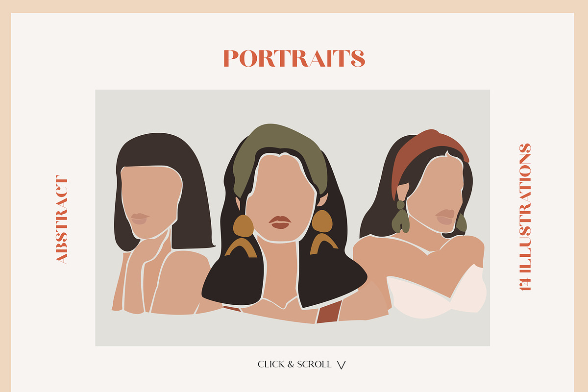 ABSTRACT women prints collection, a Person Illustration by Lana Elanor (Photo 3 of 11)