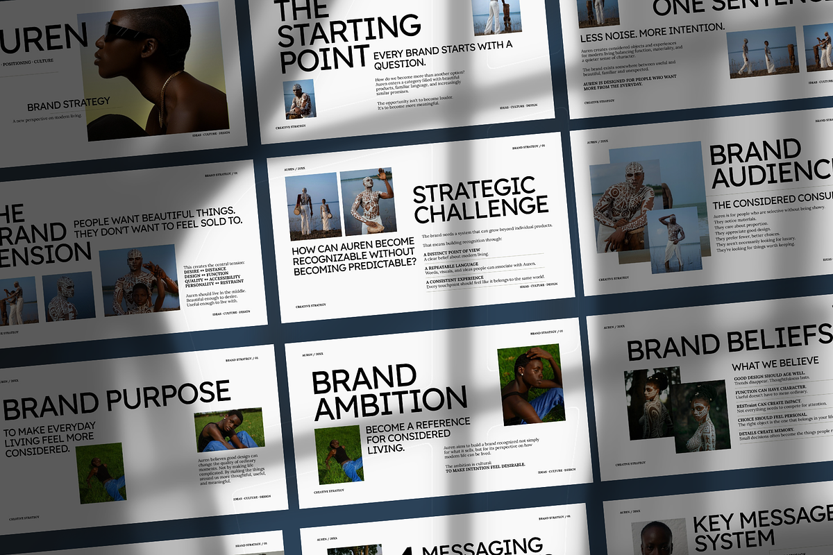 AUREN Brand Strategy - Canva, a Presentation Template by ShowUp! Studio (Photo 2 of 6)