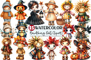 Bewitching Autumn Doll Clipart, an Illustration by Rose Art (Thumbnail 1 of 9)