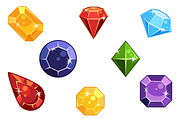 Gems Pack, a Graphic by AhNinniah (Thumbnail 1 of 2)