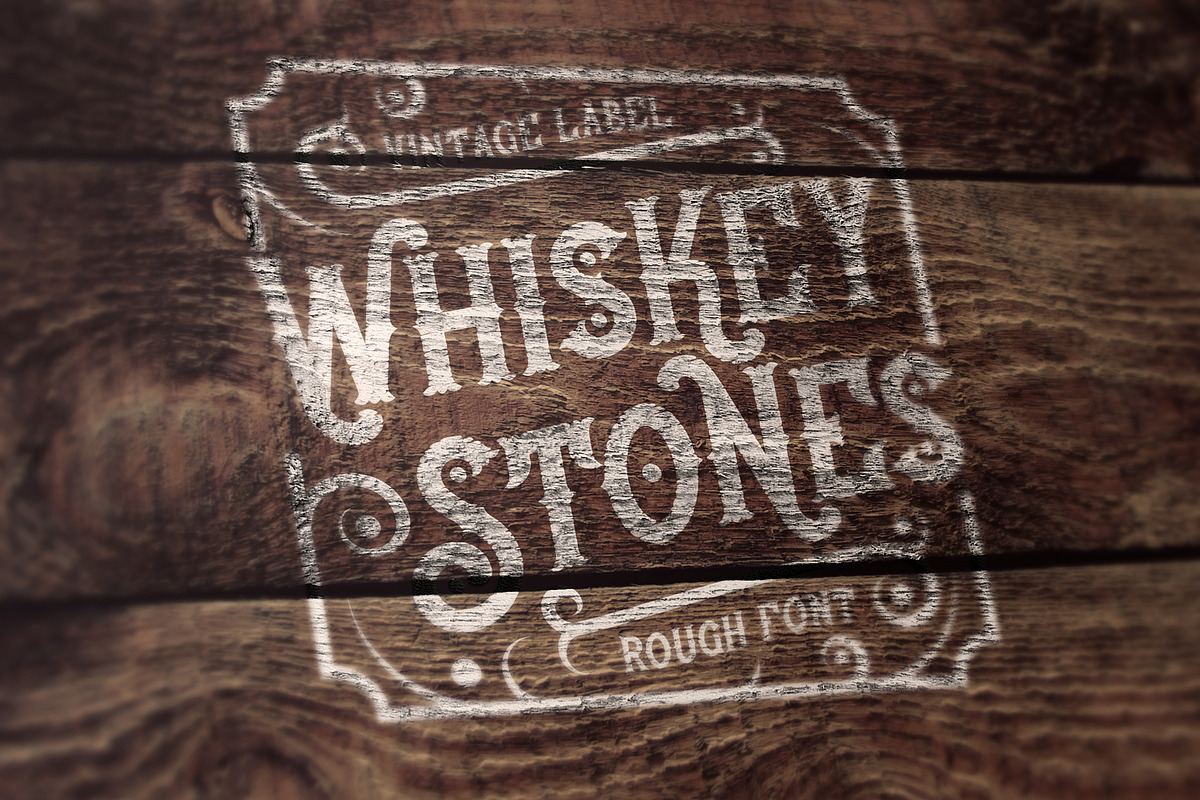Whiskey Stones Typeface preview 5