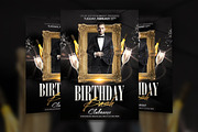 Birthday Bash Flyer Template, a Flyer Template by Creative Waffle (Thumbnail 1 of 5)