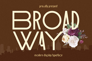 Broadway, a Sans Serif Font by JumboDesign
