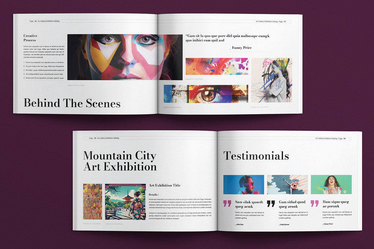 Art Gallery Exhibition Catalog preview 7