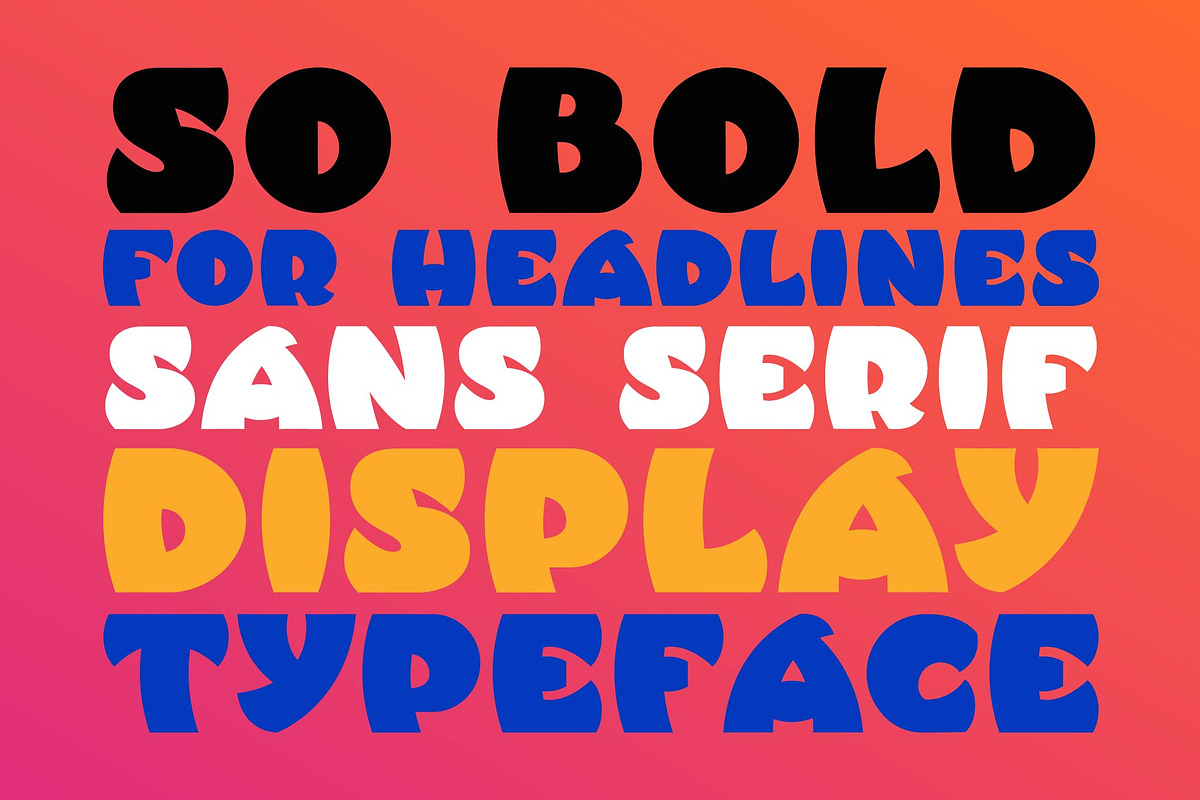 Orange display typeface, a Symbol Font by Anna Zakharchenko (Photo 3 of 23)