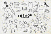 Fashion Vector Collection + Font, a Decorative Illustration by Anada Arty (Thumbnail 9 of 10)