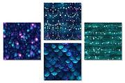 Mermaid Enchantment Digital Paper, a Texture Graphic by Dream Creation (Thumbnail 6 of 6)