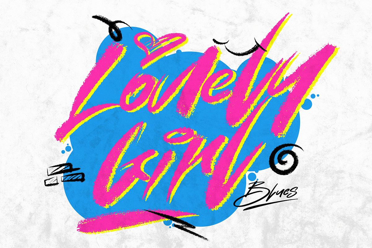 Dream Floyd | Retro Brush Font, a Blackletter Font by Ardana Creative (Photo 9 of 11)