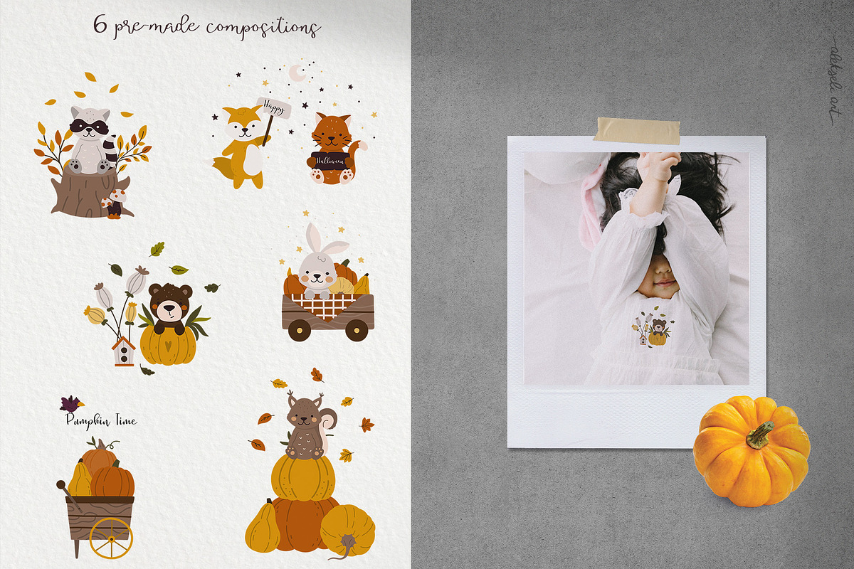 Happy Halloween Graphic Collection, an Animal Illustration by AlekseliArt (Photo 8 of 10)