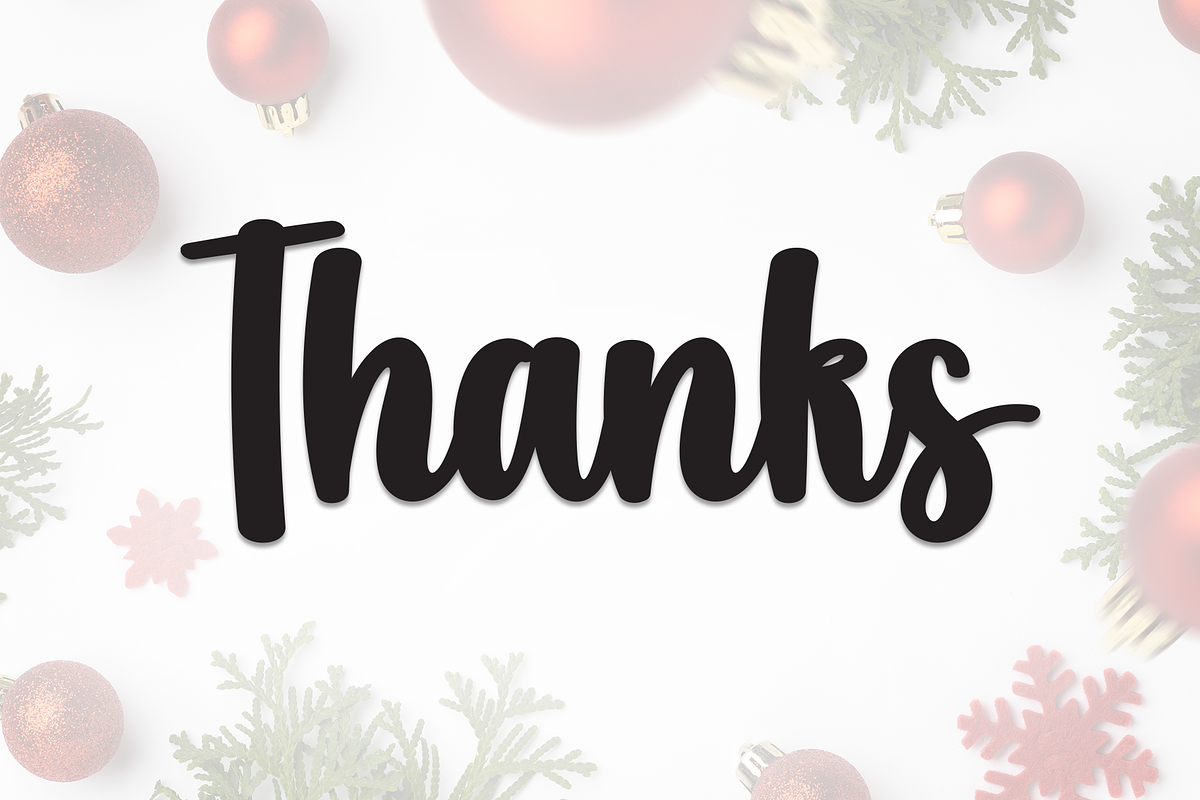 Sunday Christmas | Script Font, a Handwritten Font by Scratchones (Photo 8 of 8)