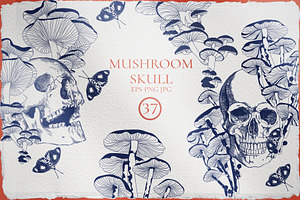 MUSHROOM SKULL