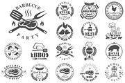 Set of meat emblems, a Graphic by Tomass2015 (Thumbnail 1 of 5)