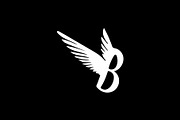 Letter B Logo With Wings, a Branding & Logo Template by Salman Shop (Thumbnail 2 of 2)