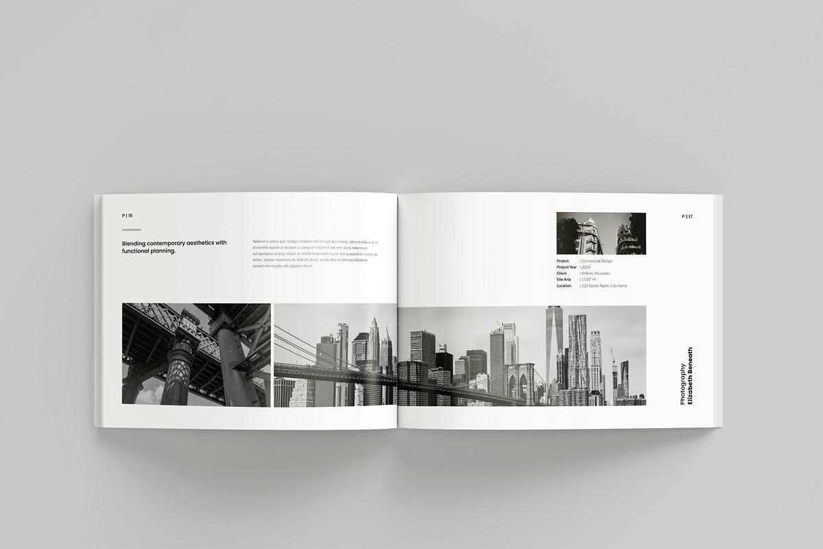 Architecture Portfolio Template, a Brochure Template by Spark_Creative (Photo 11 of 25)