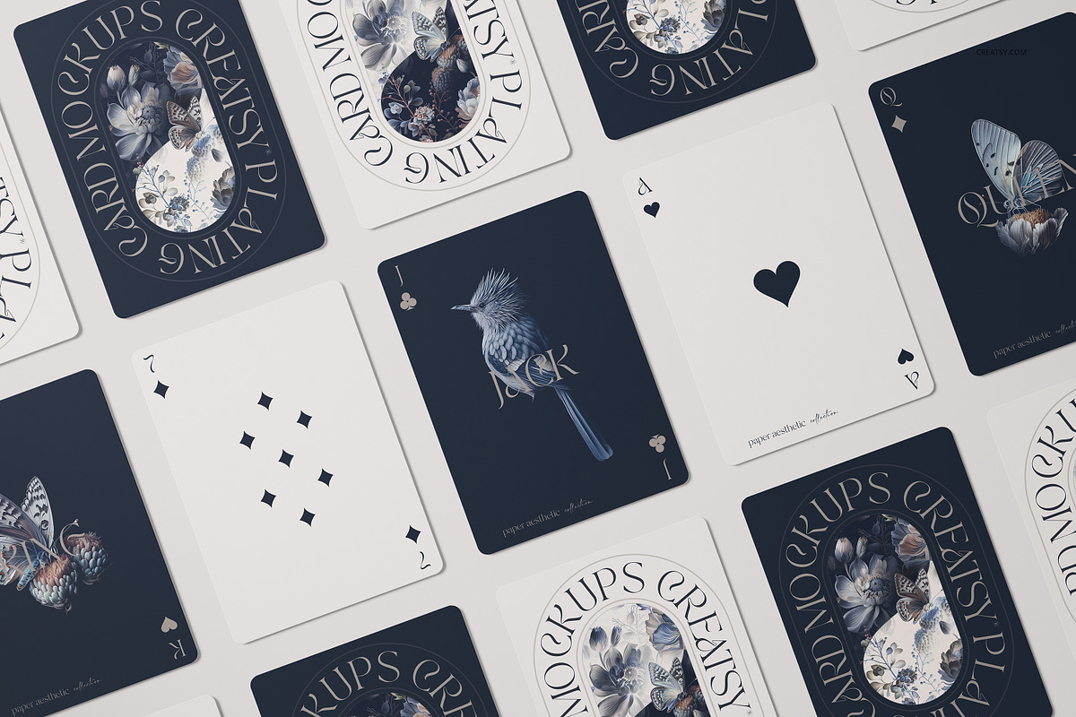Playing Cards Mockup Set v.3, a Merchandise Mockup by creatsy5 (Photo 7 of 12)