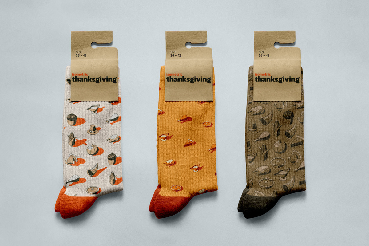 Isometric Thanksgiving Patterns, a Pattern Graphic by oelhoem (Photo 4 of 5)