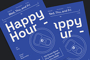 Happy Hour Promotion Flyer, a Flyer Template by Gumico Studio. (Thumbnail 3 of 3)