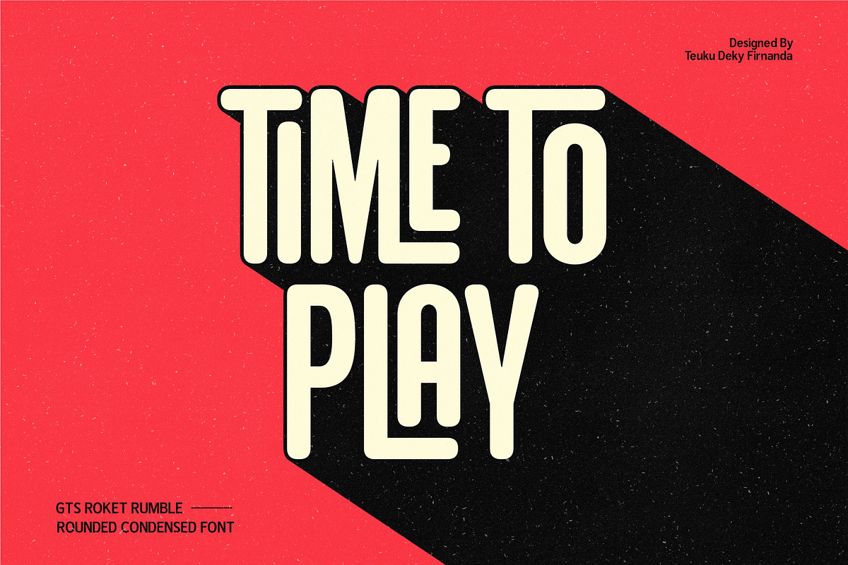 GTS Rocket Rumble | Retro Condensed, a Sans Serif Font by Graptail (Photo 13 of 23)
