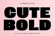Cute Bold, a Script Font by InermediaSTUDIO (Thumbnail 1 of 8)