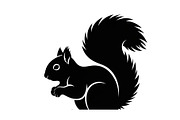 Squirrel Silhouette Vector Bundle, an Illustration by yasushie (Thumbnail 16 of 48)