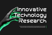 Zerx - Futuristic Display Typeface, a Sans Serif Font by Maenjari Std (Thumbnail 4 of 10)