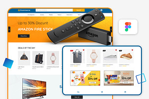 ecommerce Landing Template Design
