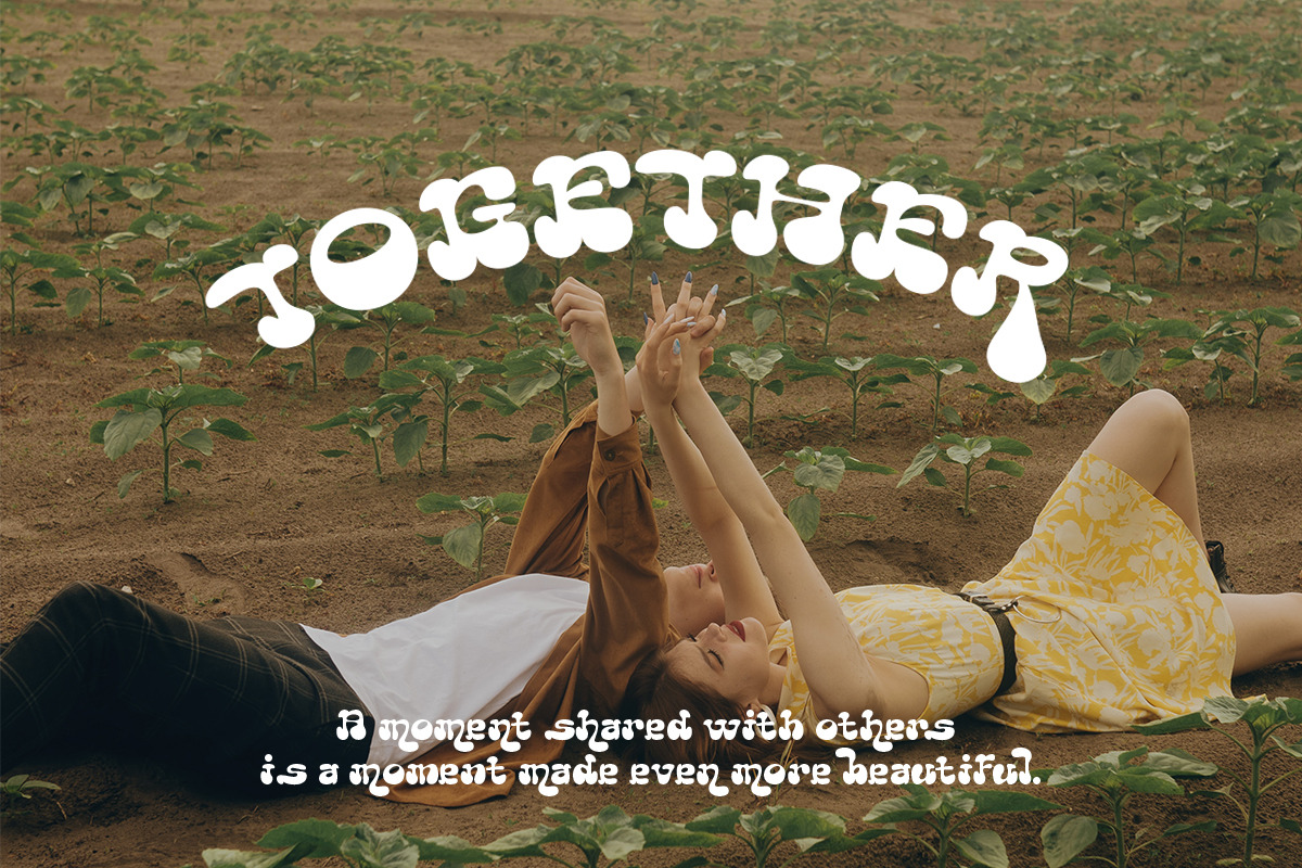 Saghi | Groovy Retro, a Handwritten Font by Pentagonistudio (Photo 7 of 10)