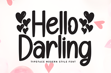 Hello Darling | Script Font