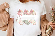 Custom Name Christmas Stockings PNG, a Seasonal Illustration by CrexoraLab (Thumbnail 3 of 4)