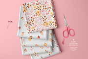 Baby Flowers Watercolor Patterns, a Pattern Graphic by Webvilla Studio (Thumbnail 2 of 9)