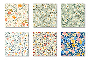 Ditsy Pastel Flowers Seamless Patter, a Pattern Graphic by Canvas Craft (Thumbnail 3 of 6)