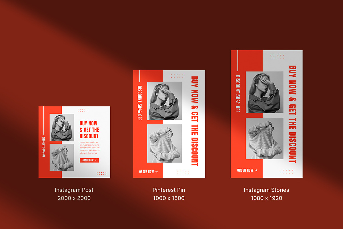 Agnia - Fashion Social Media Pack, a Social Media Template by Neetlabs Studio (Photo 2 of 5)