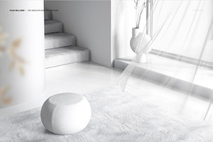 Pouf & Carpet Mockup 6FFv.13