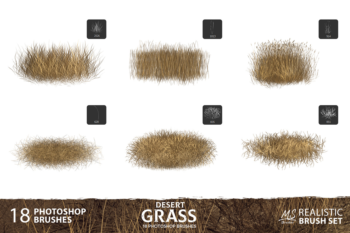 Dynamic Desert Grass Brushes, a Brush Add-On by Mohamed Saber (Photo 5 of 6)