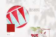 Watercolor Clipart-CHRISTMAS CIRCUS, a Decorative Illustration by Beigetime (Thumbnail 2 of 12)