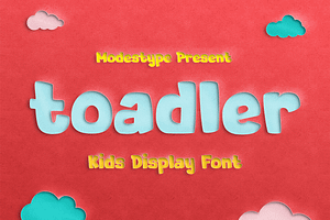 Toadler - Cute Cartoon Font