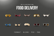 Eyeglasses 3D Icon Pack, an Object 3D Model by Murez Alsyad (Thumbnail 3 of 3)