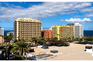 Hotels and resorts in Puerto de la Cruz, Tenerife, Spain, an Architecture Photo by Leonid Andronov