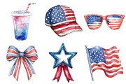 80s 4th of July Patriotic USA, a Seasonal Illustration by CitraGraphics (Thumbnail 4 of 6)