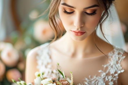Bride with bridal bouquet, a Person Photo by MistyDay
