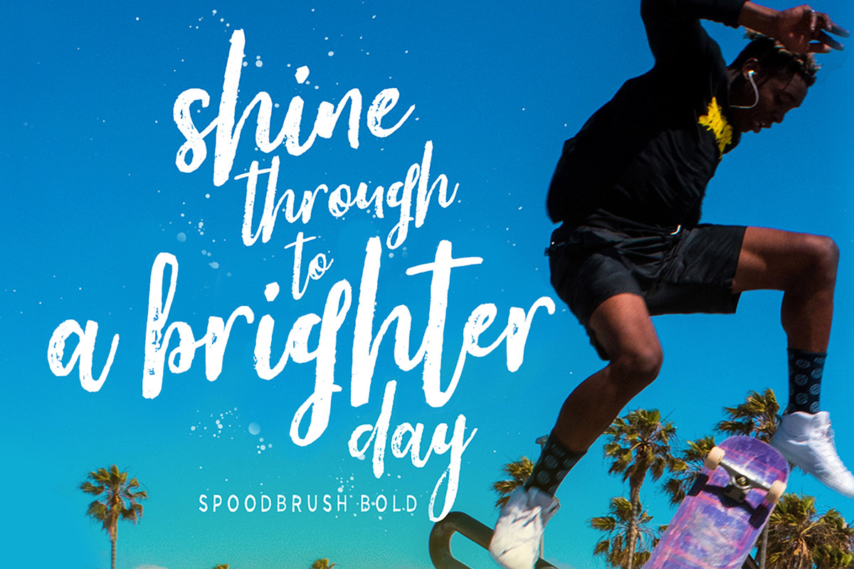 Spoodbrush - Font Duo preview 2