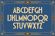 Decort - Art Deco Display Font, a Sans Serif Font by Pekotype (Thumbnail 2 of 15)
