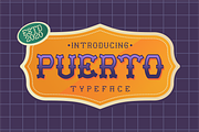 Puerto Playful Tattoo Font, a Sans Serif Font by 24Design Studios (Thumbnail 1 of 6)