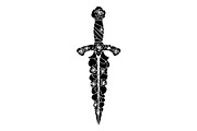 Ornamental Dagger Silhouette Bundle, an Object Illustration by Gaye Art (Thumbnail 15 of 15)