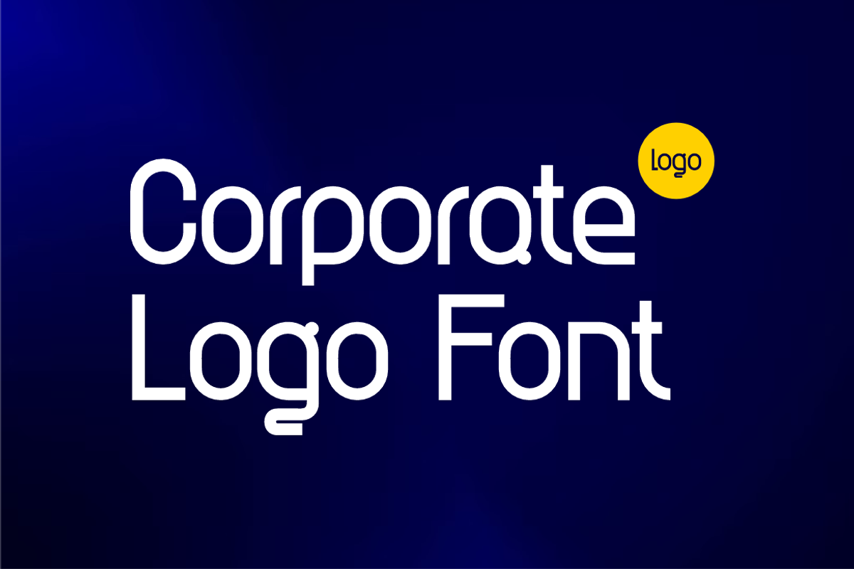 Qorans - Corporate Logo Font, a Sans Serif Font by QR Design Studio (Photo 2 of 9)