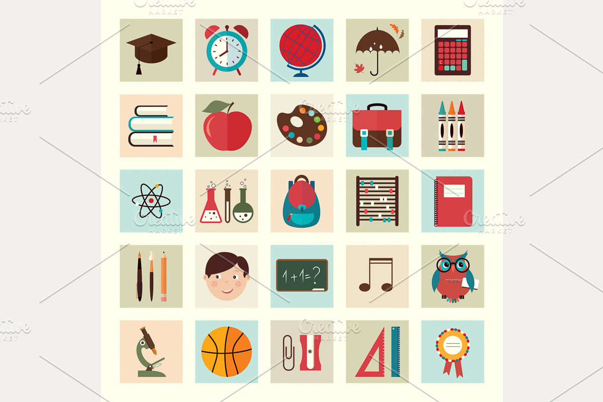 Back to School Pack, an Education Illustration by Inkant Studio (Photo 3 of 4)